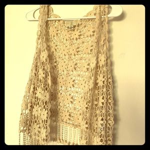 Crochet vest